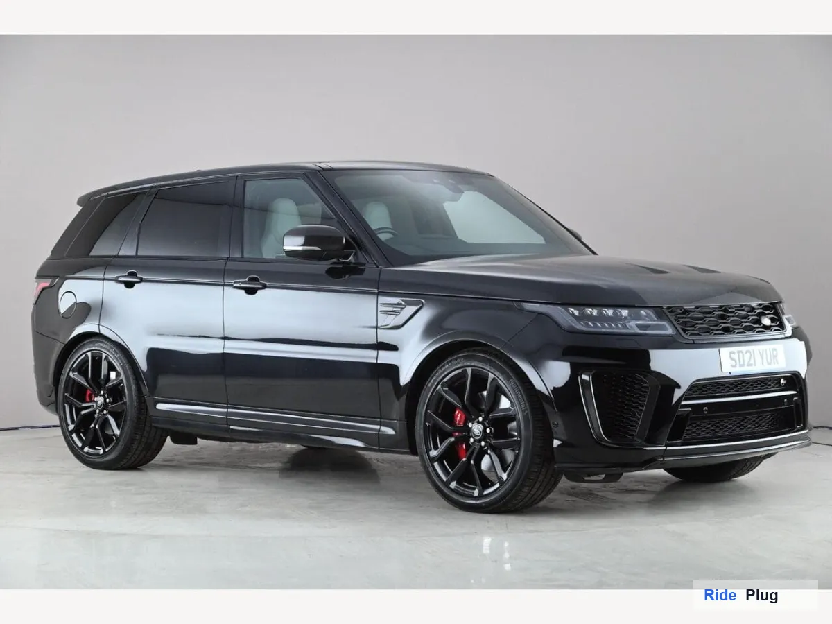 Land Rover 2021 Range Rover Sport SVR Carbon Edition | Black 5.0L V8 | RidePlug UG