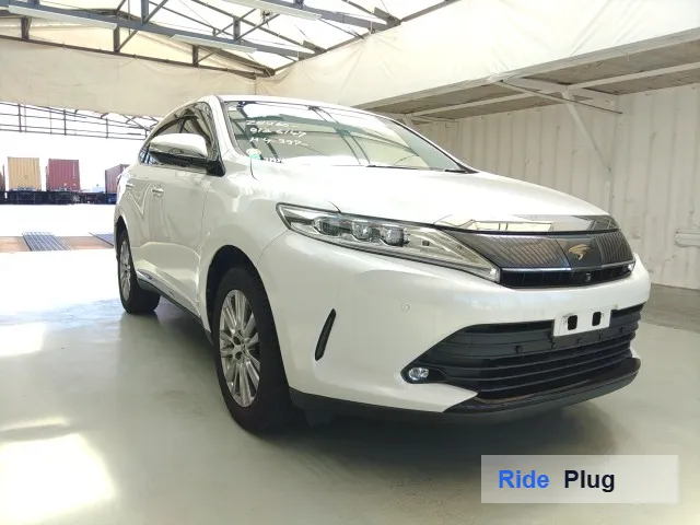 Toyota 2017 Toyota Harrier Progress Metal and Leather Package | Pearl White Executive SUV | RidePlug UG